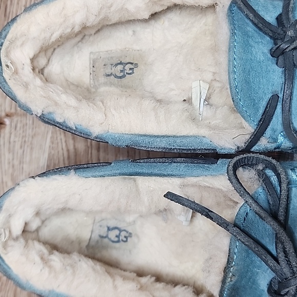 Ugg Dakota Atlantic Slippers Australia Womens Loafer  Aqua Teal Moccasin - Picture 8 of 16